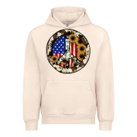 Sandshell Peace sign Urban Hoodie - JahusDesignShop