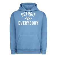 Pigment Pebble Blue det roit vs everybody Urban Hoodie - linhVisuals