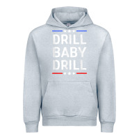 Heather Grey drill baby drill t shirt support usa energy independence t shirt Urban Hoodie - linhVisuals