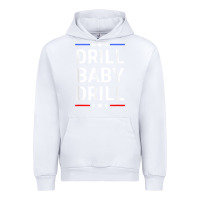 White drill baby drill t shirt support usa energy independence t shirt Urban Hoodie - linhVisuals