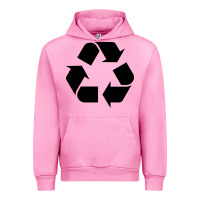 Fuchsia Pink Recycle Urban Hoodie - linhVisuals