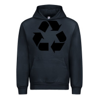 Navy Recycle Urban Hoodie - linhVisuals