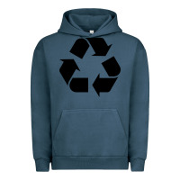 Pigment Midnight Navy Recycle Urban Hoodie - linhVisuals