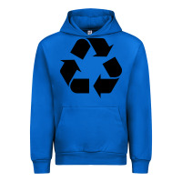 Cobalt Recycle Urban Hoodie - linhVisuals