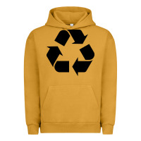 Pigment Peanut Butter Recycle Urban Hoodie - linhVisuals