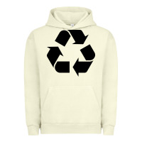Pigment Pistachio Recycle Urban Hoodie - linhVisuals