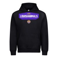 Black LSU Louisianimals Urban Hoodie - linhVisuals