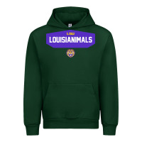 Forest Green LSU Louisianimals Urban Hoodie - linhVisuals