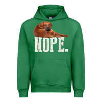 Emerald nope lazy rhodesian ridgeback t shirt dog lover gift tee Urban Hoodie - linhVisuals