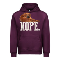 Mauve Wine nope lazy rhodesian ridgeback t shirt dog lover gift tee Urban Hoodie - linhVisuals