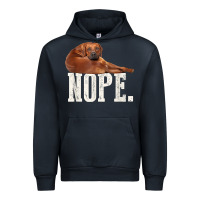 Navy nope lazy rhodesian ridgeback t shirt dog lover gift tee Urban Hoodie - linhVisuals