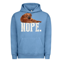 Pigment Pebble Blue nope lazy rhodesian ridgeback t shirt dog lover gift tee Urban Hoodie - linhVisuals