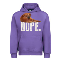 Tulip nope lazy rhodesian ridgeback t shirt dog lover gift tee Urban Hoodie - linhVisuals