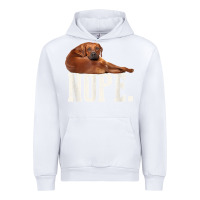 White nope lazy rhodesian ridgeback t shirt dog lover gift tee Urban Hoodie - linhVisuals