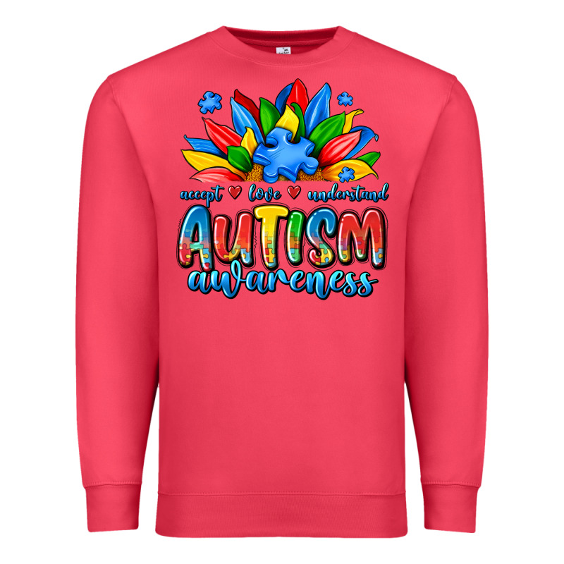 Autism Awareness Accept Love Understand Premium Sweatshirt by JahusDesignShop | Teevron