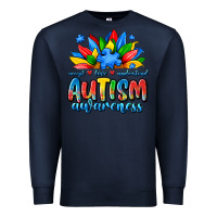 Navy autism awareness accept love understand Premium Sweatshirt - JahusDesignShop