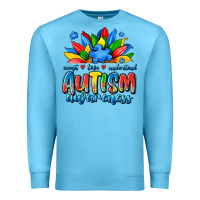 Ocean Blue autism awareness accept love understand Premium Sweatshirt - JahusDesignShop