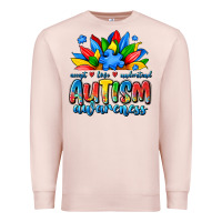 Pale Pink autism awareness accept love understand Premium Sweatshirt - JahusDesignShop