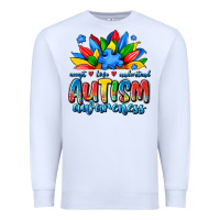 White autism awareness accept love understand Premium Sweatshirt - JahusDesignShop
