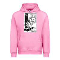 Fuchsia Pink calvin Urban Hoodie - linhVisuals