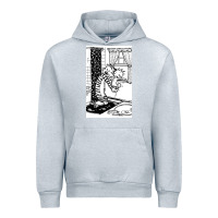 Heather Grey calvin Urban Hoodie - linhVisuals