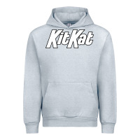Heather Grey KitKat Vintage Urban Hoodie - linhVisuals