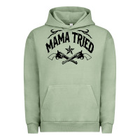 Pigment Oil Green mama tried guns Urban Hoodie - linhVisuals