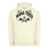 Pigment Pistachio mama tried guns Urban Hoodie - linhVisuals