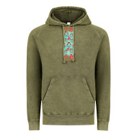 American Football With Lightning Bolt  Pen Wrap Vintage Hoodie | Teevron