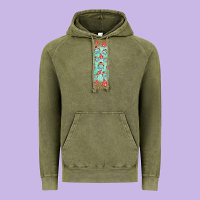 American Football With Lightning Bolt  Pen Wrap Vintage Hoodie Designed By Bundleandbundleshop