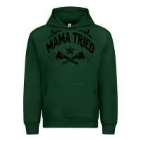 Forest Green mama tried guns Urban Hoodie - linhVisuals