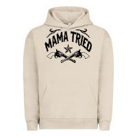 Pigment French Oak mama tried guns Urban Hoodie - linhVisuals