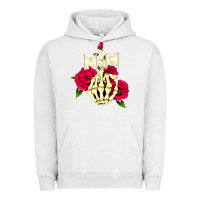 Pigment Lunar Rock motionless in white Urban Hoodie - linhVisuals