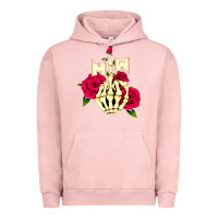 Pigment Salmon motionless in white Urban Hoodie - linhVisuals