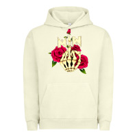 Pigment Pistachio motionless in white Urban Hoodie - linhVisuals