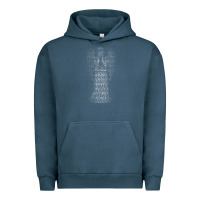 Pigment Midnight Navy don't blink   doctor who Urban Hoodie - linhVisuals