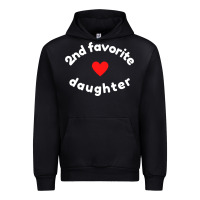 Black funny 2nd second child   daughter for 2nd favorite kid sweatshirt Urban Hoodie - linhVisuals