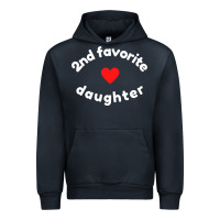 Navy funny 2nd second child   daughter for 2nd favorite kid sweatshirt Urban Hoodie - linhVisuals