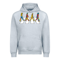Heather Grey beatl Urban Hoodie - linhVisuals
