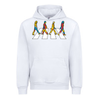 White beatl Urban Hoodie - linhVisuals