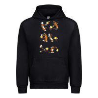 Black calvin Urban Hoodie - linhVisuals