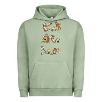 Pigment Oil Green calvin Urban Hoodie - linhVisuals