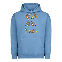 Pigment Pebble Blue calvin Urban Hoodie - linhVisuals