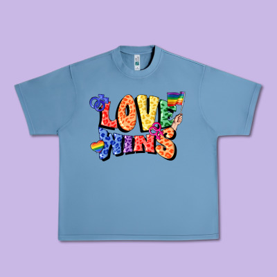 Love Wins Urban Heavy Tee Designed By Fadigitalartstudio