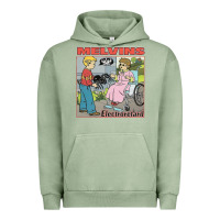 Pigment Oil Green MELVINS Urban Hoodie - linhVisuals