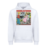 White MELVINS Urban Hoodie - linhVisuals
