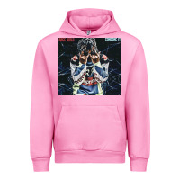 Fuchsia Pink Juice shy Urban Hoodie - linhVisuals