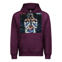 Mauve Wine Juice shy Urban Hoodie - linhVisuals