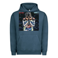 Pigment Midnight Navy Juice shy Urban Hoodie - linhVisuals