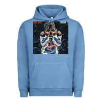 Pigment Pebble Blue Juice shy Urban Hoodie - linhVisuals